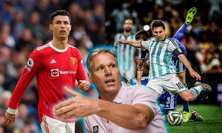 Former Holland manager Marco van Basten chooses between Lionel Messi and Cristiano Ronaldo