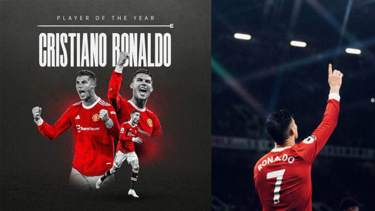 Manchester United ace Cristiano Ronaldo was given the ‘Sir Matt Busby Player of the Year’ award, which has excited fans.