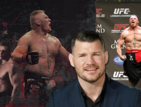 Michael Bisping recalls the WWE superstar's Brock Lesnar time with the UFC