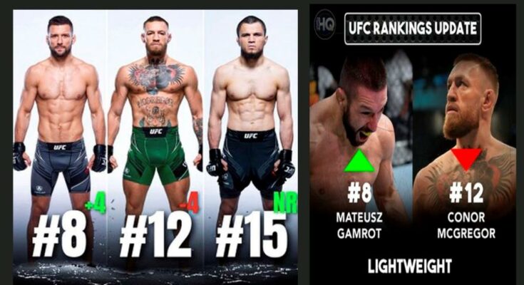 The UFC rankings have been updated following UFC Vegas 57 - Full report of changes