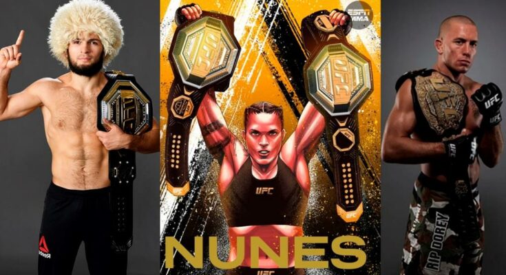 Amanda Nunes joined Khabib Nurmagomedov and Georges St-Pierre with elite UFC 277 performance, to have won a UFC title fight with a 50-43 scorecard