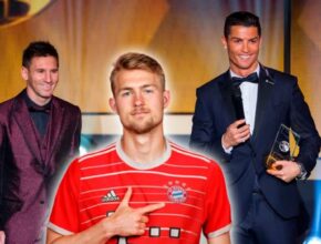 Bayern Munich defender Matthijs de Ligt made a choice between Cristiano Ronaldo and Lionel Messi