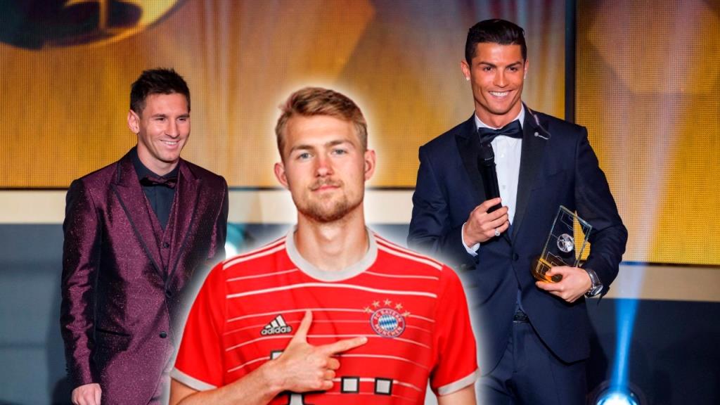 Bayern Munich defender Matthijs de Ligt made a choice between Cristiano Ronaldo and Lionel Messi