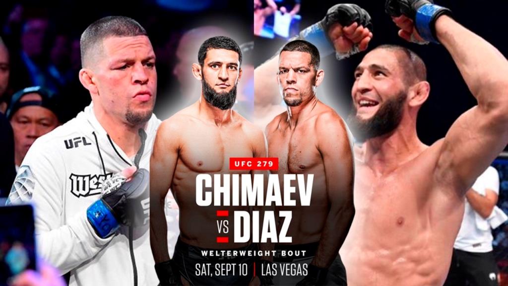 Khamzat Chimaev reacted after booking main event fight with Nate Diaz at UFC 279