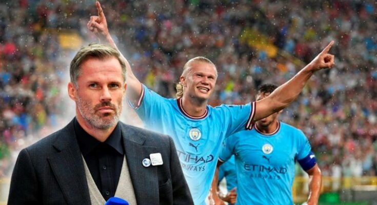 Liverpool legend Jamie Carragher maked bold claim about Erling Haaland at Manchester City