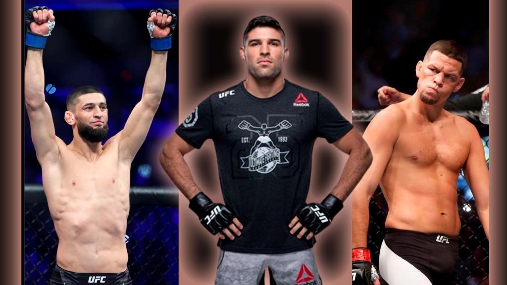 Vicente Luque gave his take on the upcoming welterweight showdown between Nate Diaz and Khamzat Chimaev at UFC 279
