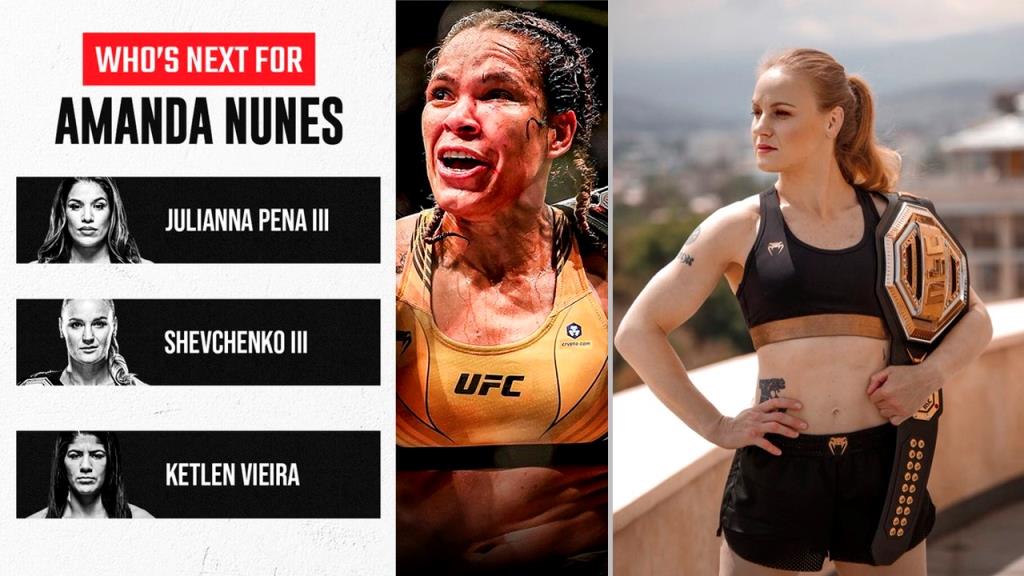 Amanda Nunes spoke out about a possible trilogy with Valentina Shevchenko