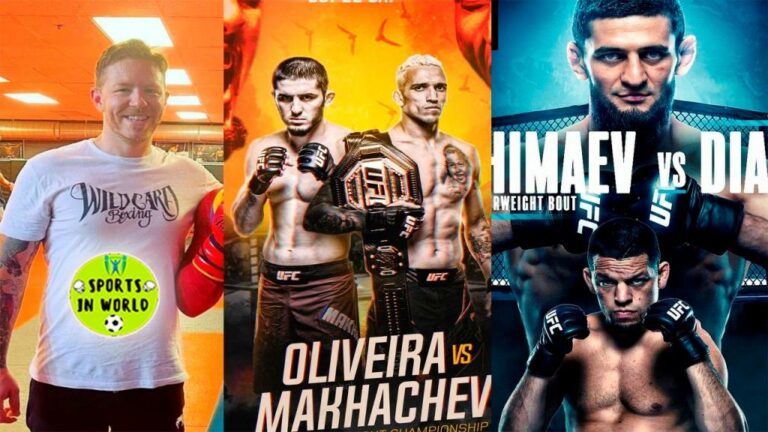 Coach Brandon Gibson predicted how Chimaev vs. Diaz and Oliveira vs. Makhachev play out