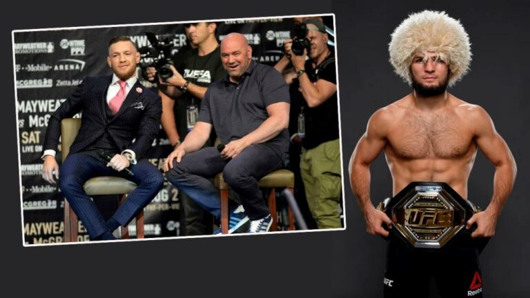 Fans criticize Dana White’s list of Top 5 UFC fighters, which included Conor McGregor while noticeably leaving out Khabib Nurmagomedov