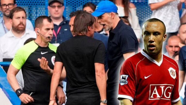 Former Manchester United star shared his take on the scuffle between Chelsea manager Thomas Tuchel and Tottenham coach Antonio Conte