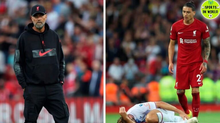 Liverpool boss Jurgen Klopp breaks silence on “clear red card” for Darwin Nunez against Crystal Palace