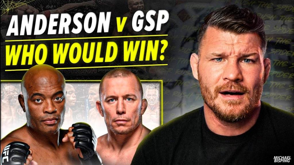 Michael Bisping has put forth a breakdown of the fantasy matchup between Anderson Silva and Georges St-Pierre