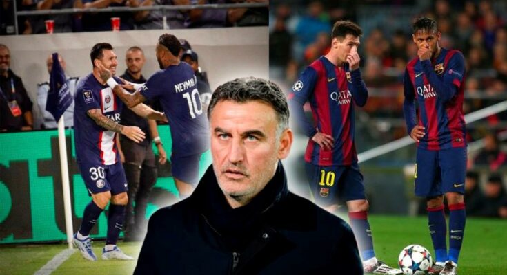 PSG manager Christophe Galtier talks up link-up between Lionel Messi and Neymar