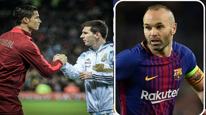 Andres Iniesta explained why Lionel Messi is No. 1 above Cristiano Ronaldo