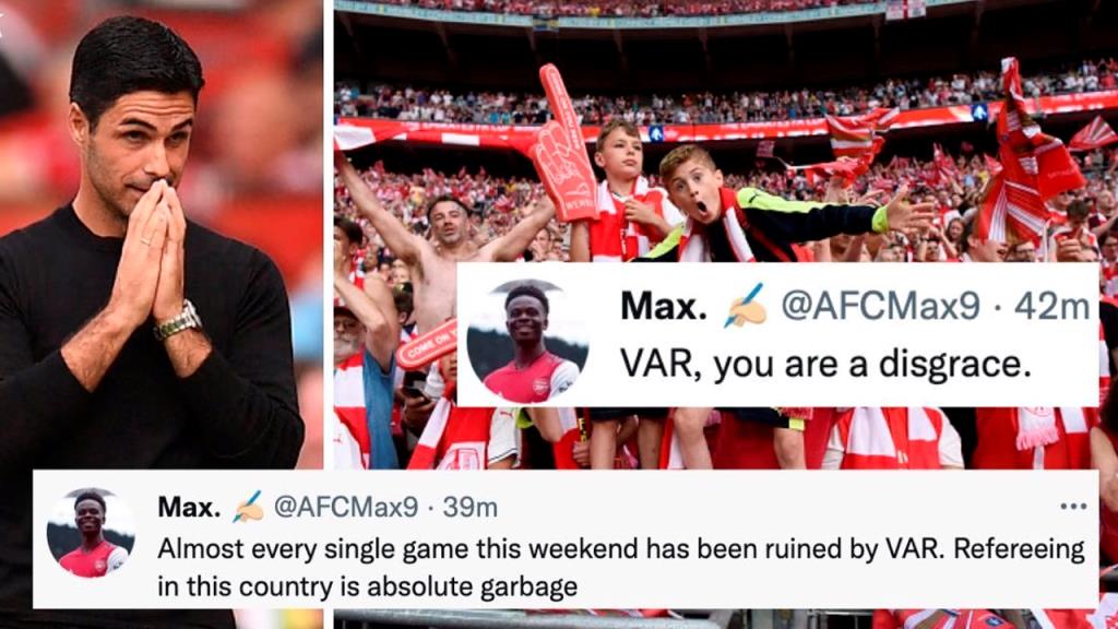 Arsenal fans cry foul over ‘embarrassing’ VAR decision against Manchester United