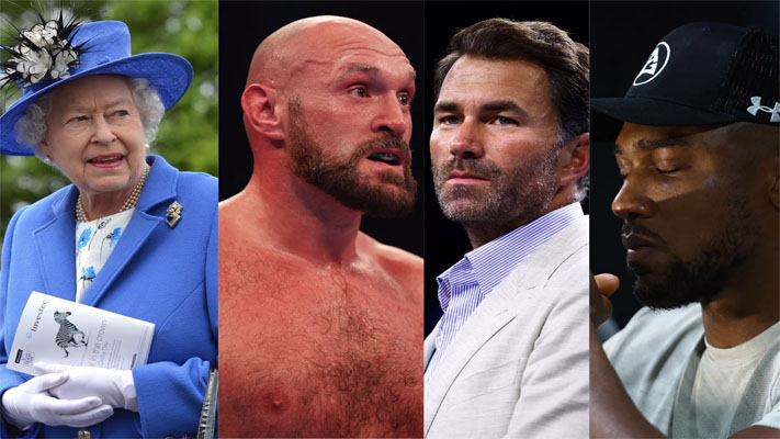Dana White, Tyson Fury, Eddie Hearn, Anthony Joshua, Jake Paul, KSI, and more reacted to the passing of Queen Elizabeth II