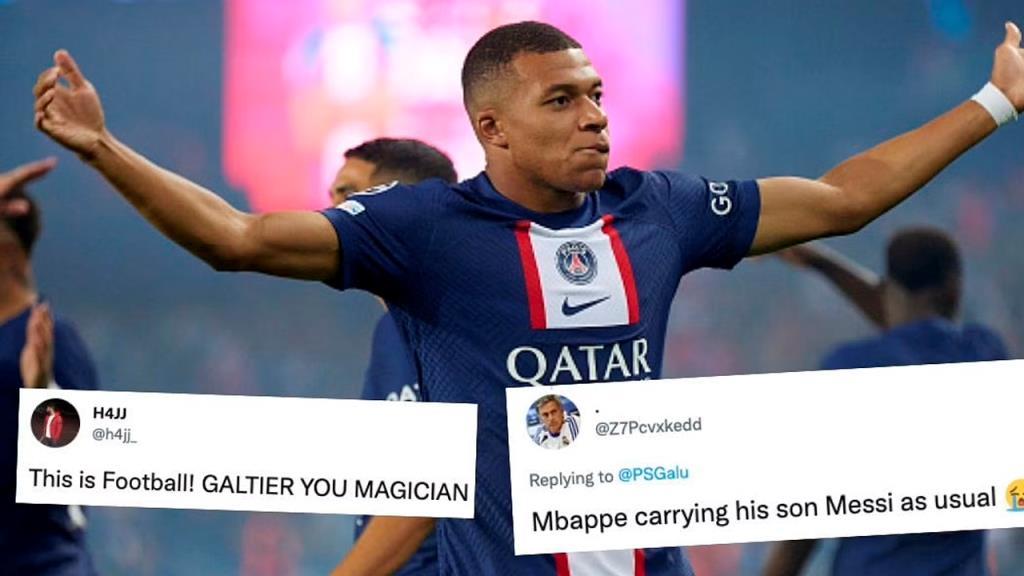 Football Twitter exploded when Kylian Mbappe's double inspired PSG to a decisive victory over Juventus