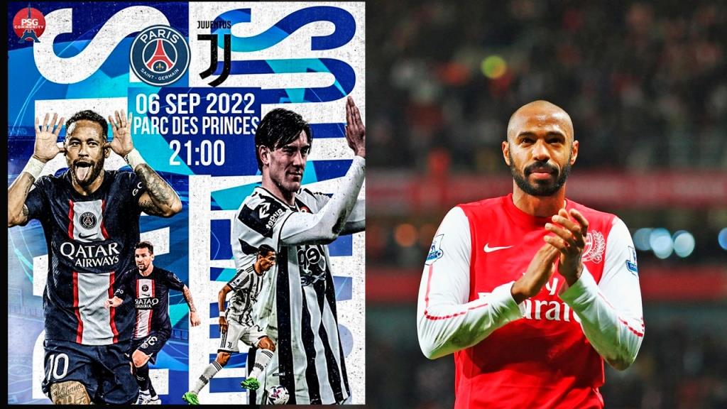 Former Arsenal striker Thierry Henry predicts winner of UEFA Champions League clash between PSG and Juventus today (September 6)
