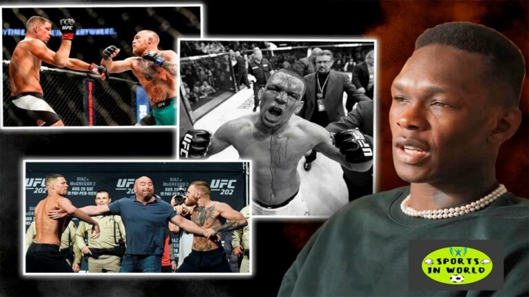 Israel Adesanya believes that Nate Diaz owes much of his popularity to Conor McGregor