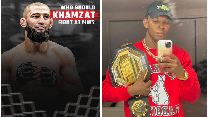 Khamzat Chimaev considers taking easy title fight with Israel Adesanya after massive weight miss at UFC 279