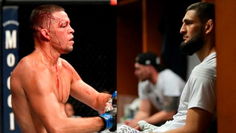 Khamzat Chimaev discusses with whom he would like to see Nate Diaz’s next fight after UFC 279