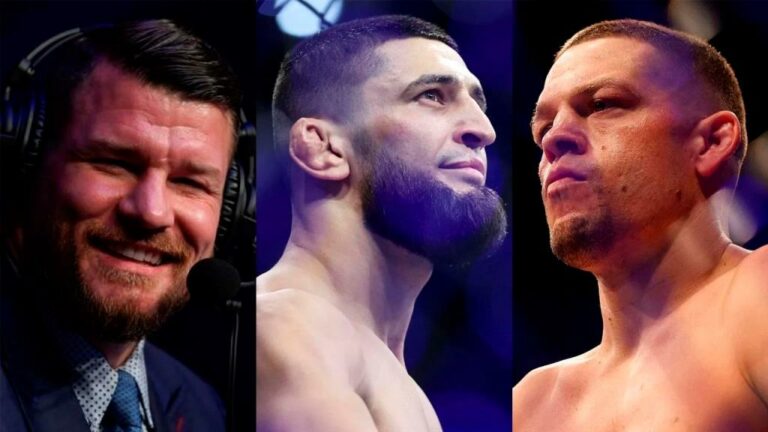 Michael Bisping assessed the losses of Nate Diaz before the fight with Khamzat Chimaev
