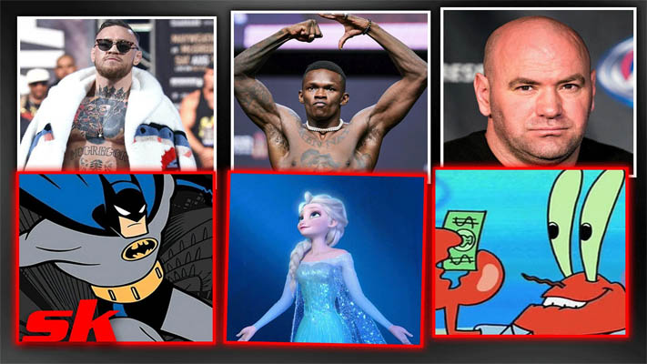 MMA fan aptly compared UFC fighters to some of the most iconic cartoon characters