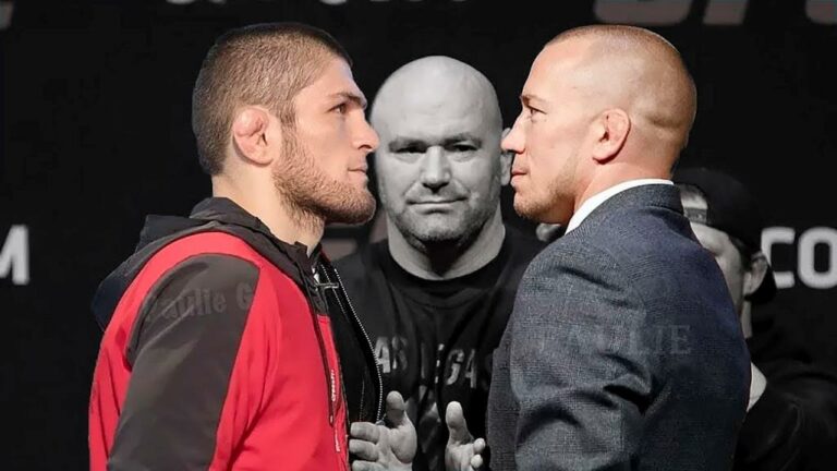 Octagon icon Georges St-Pierre breaks down hypothetical with Khabib Nurmagomedov matchup