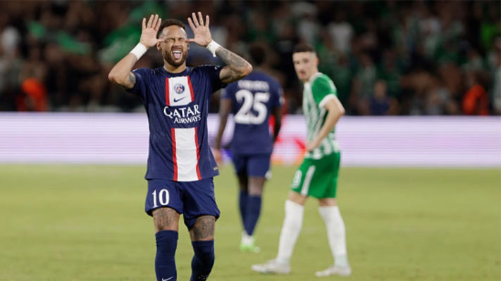 PSG superstar Neymar slams referee for lacking respect after being booked for goal celebration