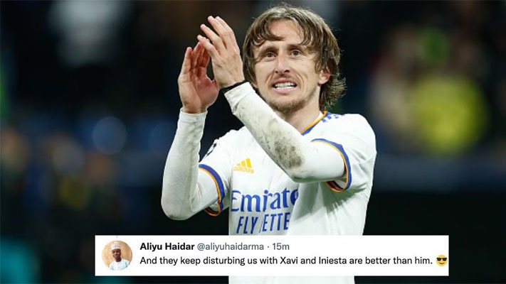 Real Madrid fans wowed by Luka Modric as he breaks 37-year-old record with start against RB Leipzig