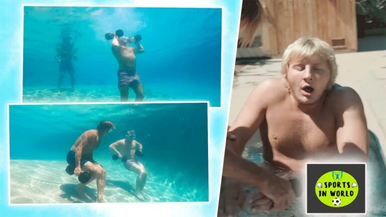 Watch: Paddy Pimblett teamed up with surfing legend and fitness instructor Laird Hamilton for a grueling underwater workout regime