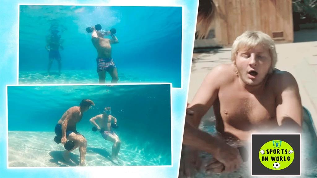 Watch Paddy Pimblett teamed up with surfing legend and fitness instructor Laird Hamilton for a grueling underwater workout regime