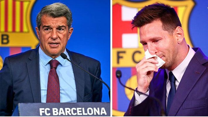 Barcelona president Joan Laporta reportedly made emotional promise to re-sign PSG superstar Lionel Messi