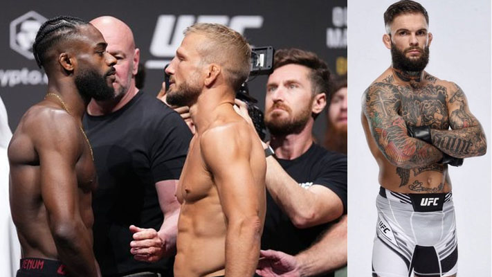 Cody Garbrandt has shared a surprising prediction for Saturday’s UFC bantamweight title fight between T.J. Dillashaw and Aljamain Sterling at UFC 280