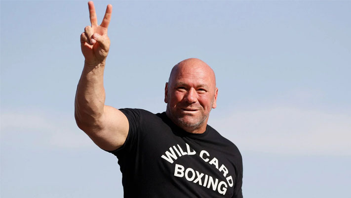 Dana White showed physical fitness at age 53