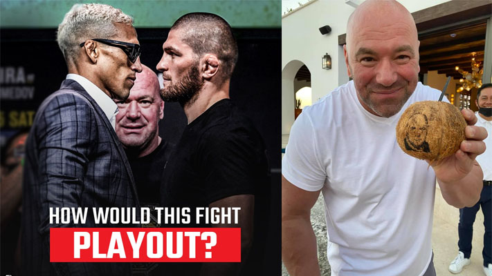 Dana White talks about how to resolve the issue between Khabib Nurmagomedov and Charles Oliveira