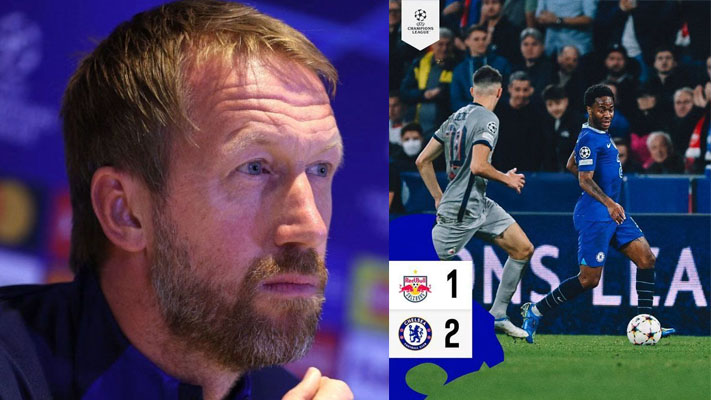 Graham Potter explains why Raheem Sterling and Christian Pulisic started as wingbacks for Chelsea vs RB Salzburg – “It worked quite well”