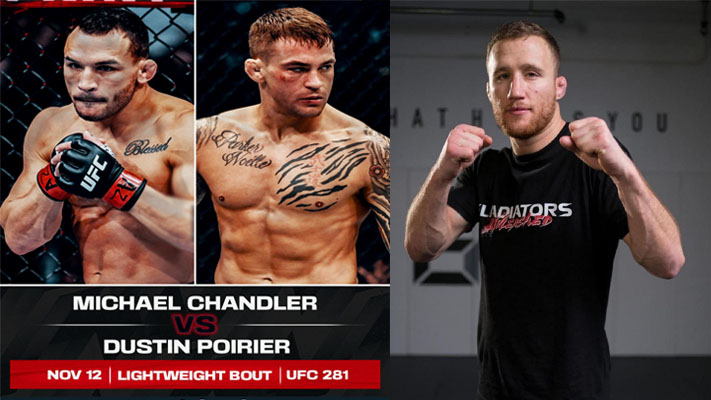 Justin Gaethje shares prediction for “great fight” between Dustin Poirier and Michael Chandler