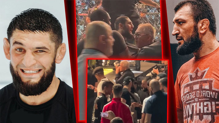 New footage of the incident made the rounds online and revealed between Khamzat Chimaev and Abubakar Nurmagomedov which led to their scuffle at UFC 280