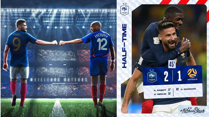 2022 FIFA World Cup | France vs Australia: 5 Talking Points as Olivier Giroud equals Thierry Henry’s record of 51 goals for Les Bleus