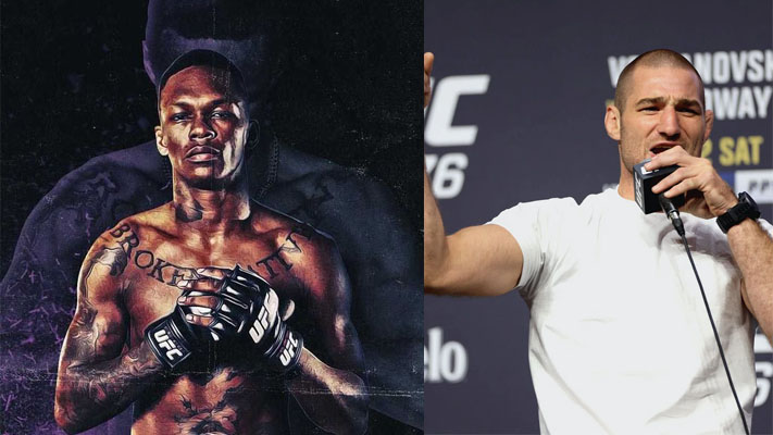 Israel Adesanya singles out Sean Strickland amongst guys he would like to “whoop” in the middleweight division