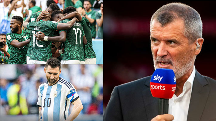 Roy Keane blames Argentina star for shock 2-1 defeat to Saudi Arabia at 2022 FIFA World Cup