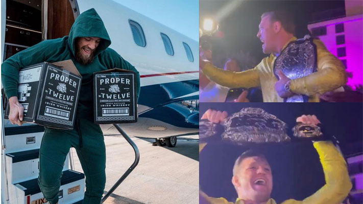 Take a look how MMA Fans blast Conor McGregor for partying with his UFC belt at Abu Dhabi GP