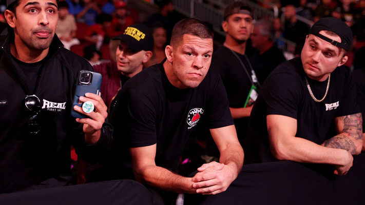 Watch the video as UFC star Nate Diaz slaps drunk man who tried to assault him and his crew