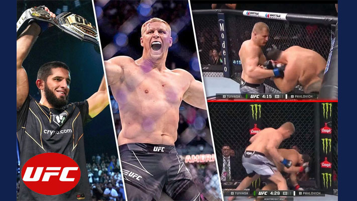 30-year-old Sergei Pavlovich ties Islam Makhachev for elite UFC record with a devastating KO win over Tai Tuivasa under a minute