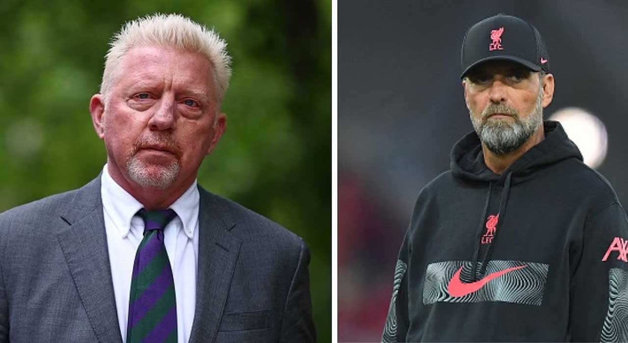 Boris Becker says Liverpool manager Jurgen Klopp couldn't visit him in prison due to safety concerns