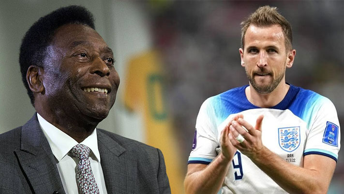 England captain Harry Kane sends message to Brazil legend Pele