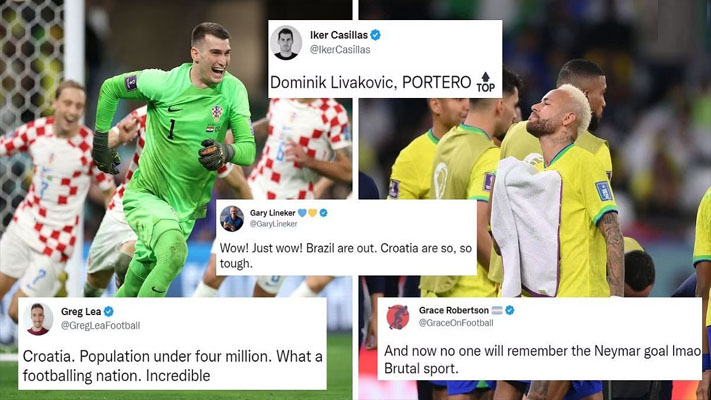 Fans goes wild as Brazil crash out of the 2022 FIFA World Cup on penalties after incredible Croatia comeback