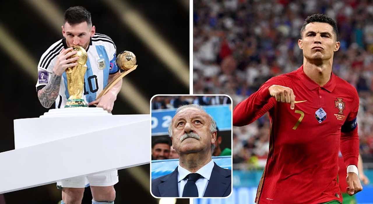Former Spain manager Vicente del Bosque chooses between Lionel Messi and Cristiano Ronaldo and names the 'best player' he has ever seen 