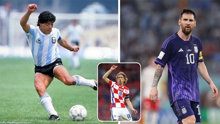 Luka Modric chooses 'greatest' player between Diego Maradona and Lionel Messi